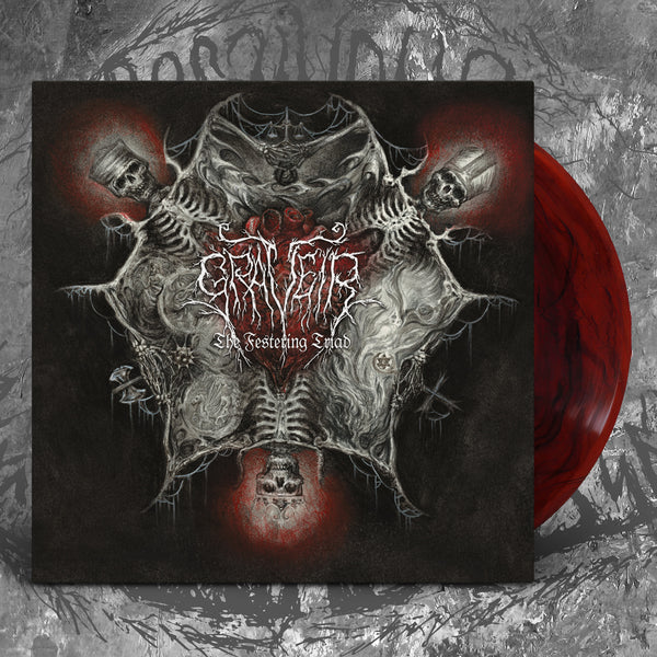 Gravier - The Festering Triad - Limited Splatter Vinyl CD PRE-ORDER